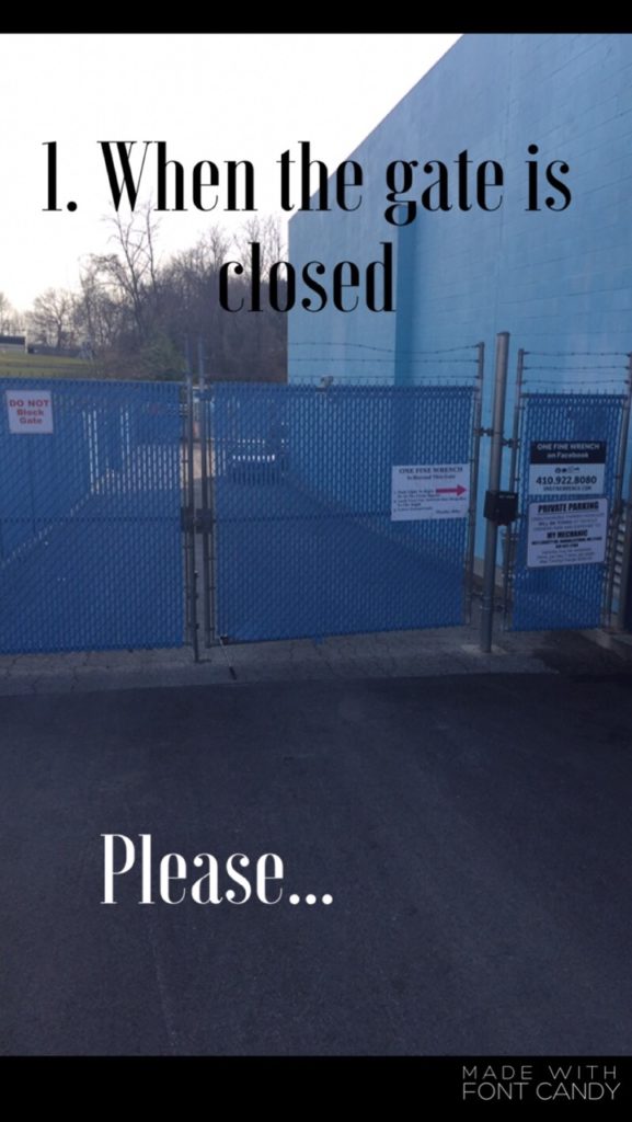 How to drop off your car at One Fine Wrench OneFineWrench